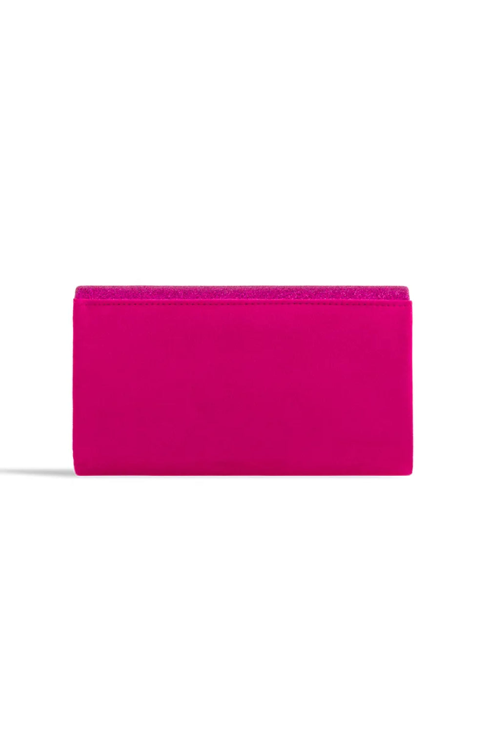 Fuchsia Glitter Envelope Clutch Bag