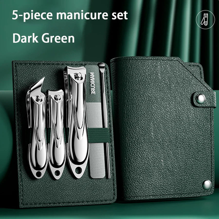 Manicure Set 5 Piece Nail Clipper Kit